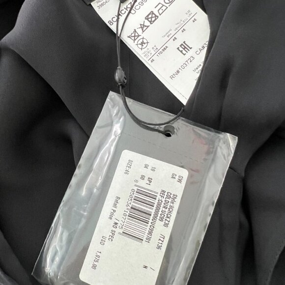 Giorgio Armani black silk tank top size 46 - Picture 3 of 5